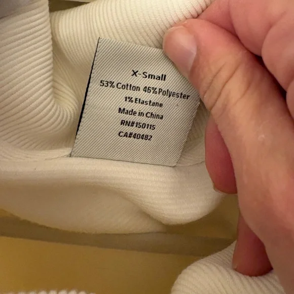 Varley Vine Cream Quarter-Zip Pullover Sweater XS EUC - Picture 4 of 11